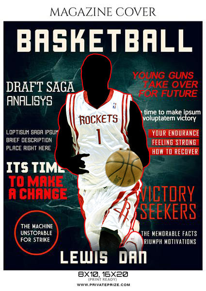 Basketball Sports Photography Magazine Cover  Sports magazine covers,  Sports photography, Sports magazine
