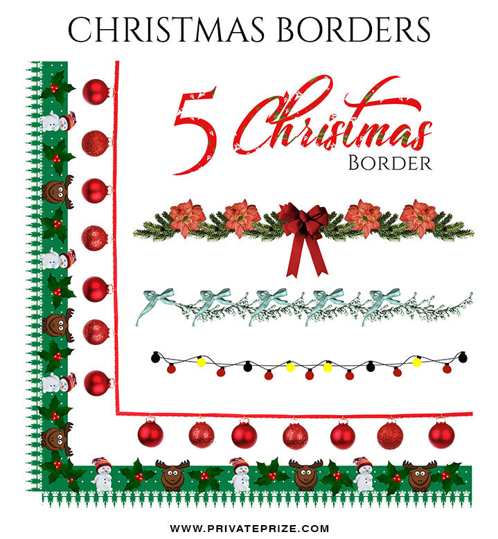 christmas border clip art free