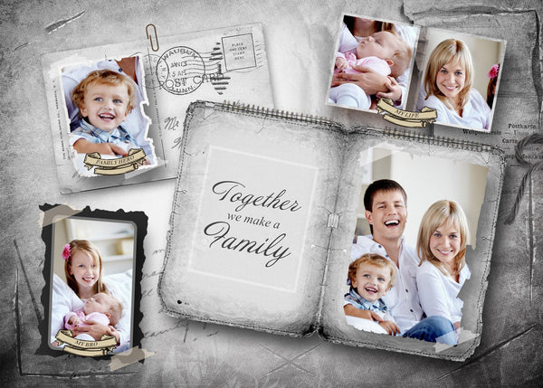 Collages Photography Photoshop Templates