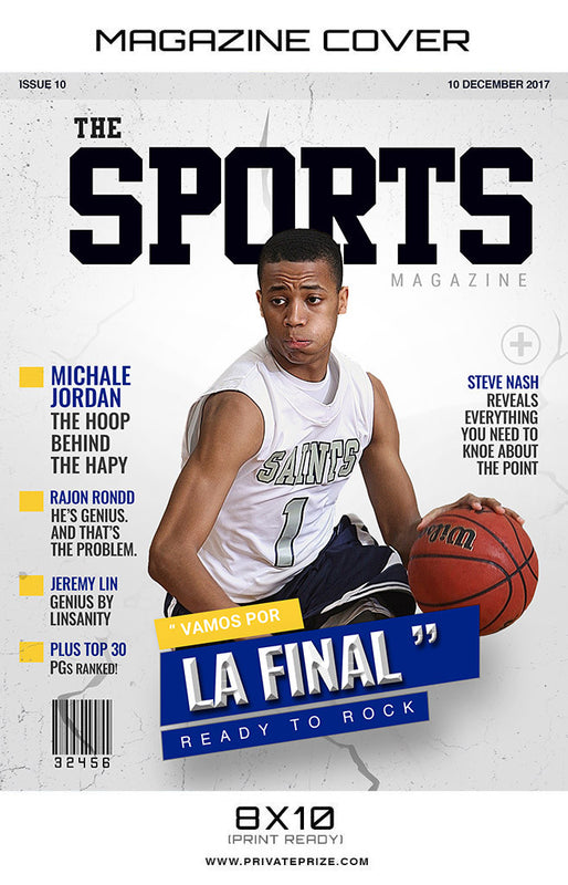 The Sports - Sports Photography- Basketball Magazine Cover