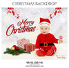 Earvin Grey - Christmas Digital Backdrop - Photography Photoshop Template