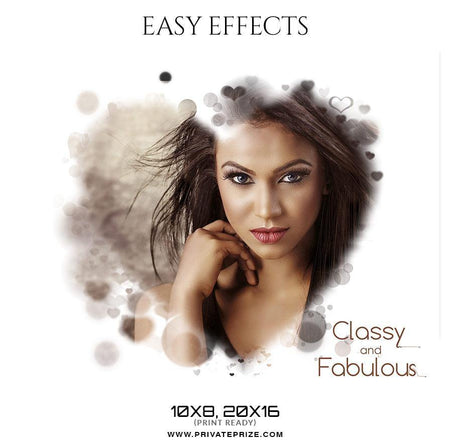 Classy and Fabulous - Easy Effects - PrivatePrize - Photography Templates