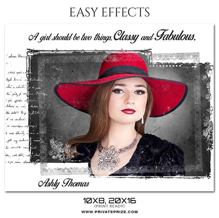 ASHLY THOMAS - EASY EFFECTS - Photography Photoshop Template