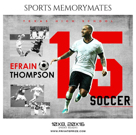 Efrain Thompson - Soccer Sports Enliven Effect Photography Template - PrivatePrize - Photography Templates