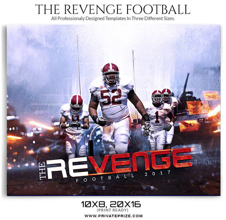 The Revenge Themed Sports Template - Photography Photoshop Template