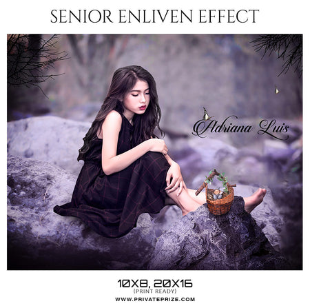 Adriana-Luis - Senior Enliven Effect Photography Template - Photography Photoshop Template