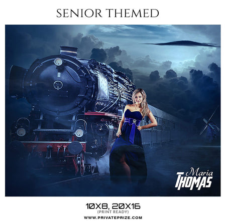 MARIA THOMAS  - SENIOR THEMED - Photography Photoshop Template