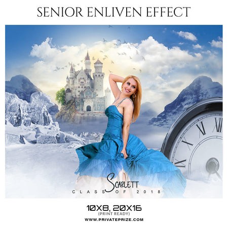 SCARLETT  - SENIOR ENLIVEN EFFECT - Photography Photoshop Template