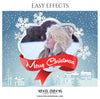 Christmas - Easy Effects - Photography Photoshop Template