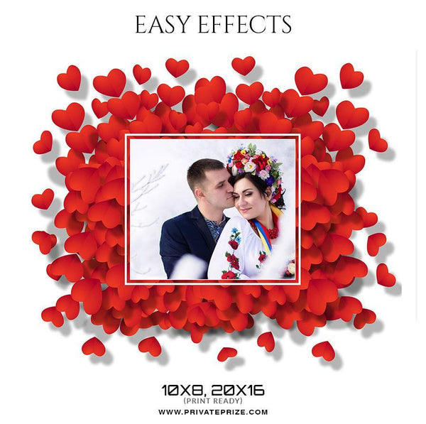 Valentine Photography Photoshop Templates