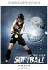 Jacque Leon - Softball Sports Enliven Effect Photography Template - PrivatePrize - Photography Templates