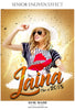 Laina - Senior Enliven Effect Photography Template - Photography Photoshop Template