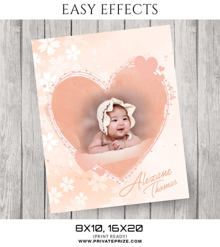 ALEXANE THOMAS - EASY EFFECTS - Photography Photoshop Template