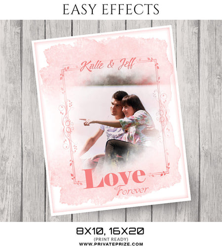 Kalie & Jeff - Easy Effects - Photography Photoshop Template