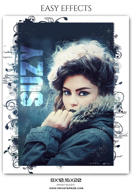 SUZY- EASY EFFECTS - Photography Photoshop Template