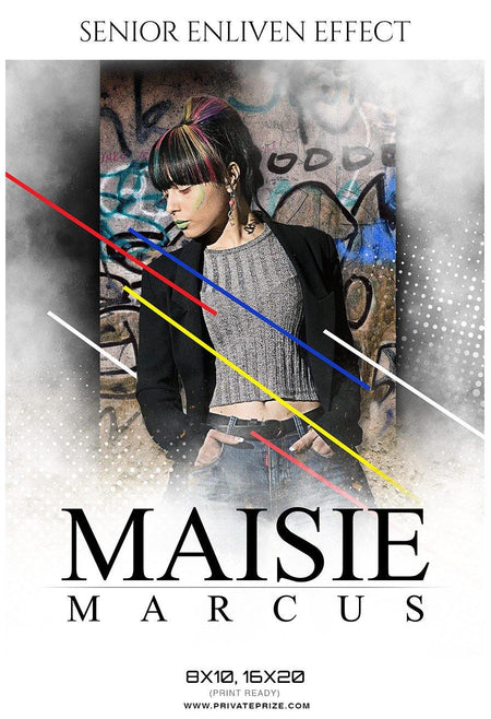 Maisie Marcus - Senior Enliven Effect Photography Template - PrivatePrize - Photography Templates