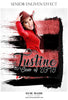 Justine  - Senior Enliven Effect Photography Template - Photography Photoshop Template