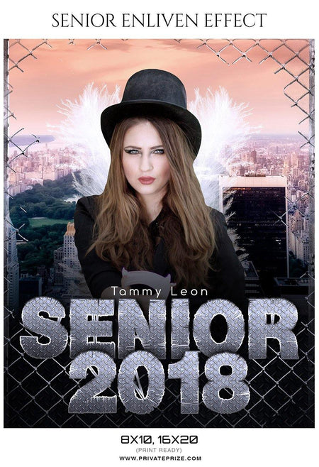 Tammy Leon - Senior Enliven Effect Photography Template - PrivatePrize - Photography Templates