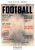 Alvin Marc Football Sports Photography Magazine Cover - Photography Photoshop Template