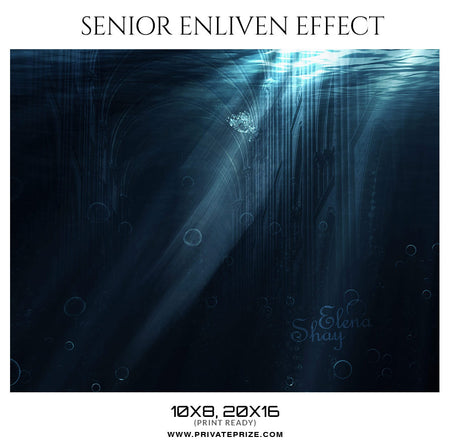 ELENA SHAY - SENIOR ENLIVEN EFFECT - Photography Photoshop Template