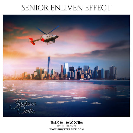 JACKSON CURTIS - SENIOR ENLIVEN EFFECT - Photography Photoshop Template