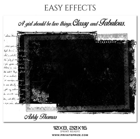 ASHLY THOMAS - EASY EFFECTS - Photography Photoshop Template