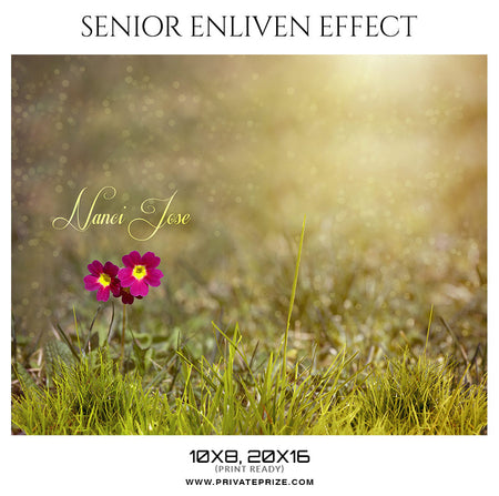 Nanci Jose - Senior Enliven Effect Photography Template - Photography Photoshop Template