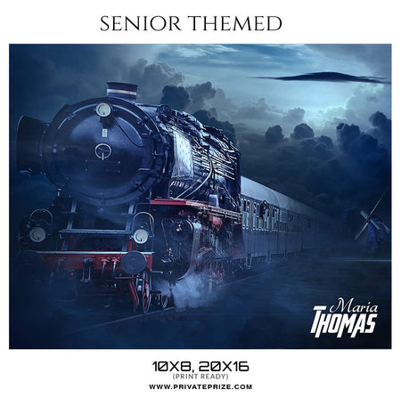 MARIA THOMAS  - SENIOR THEMED - Photography Photoshop Template