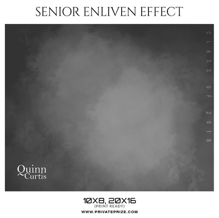 QUINN CURTIS - SENIOR ENLIVEN EFFECT - Photography Photoshop Template