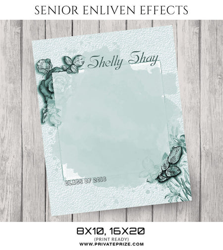 Shelly Shay- Senior Enliven Effects - Photography Photoshop Template