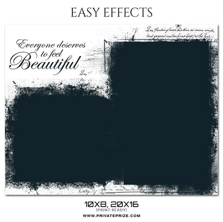 BEAUTIFUL EASY EFFECTS - Photography Photoshop Template