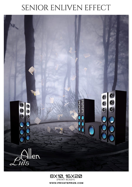 ALLEN LUIS - SENIOR ENLIVEN EFFECT - Photography Photoshop Template