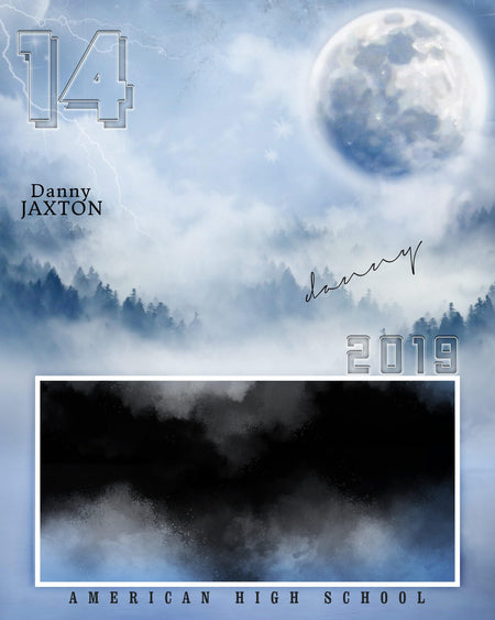 Danny Jaxton - Football Memory Mate Photoshop Template - PrivatePrize - Photography Templates