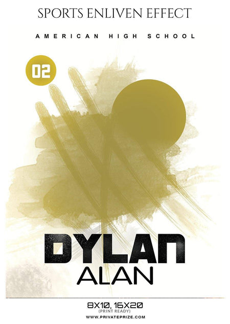 Dylan Alan - Football Sports Enliven Effects Photography Template - PrivatePrize - Photography Templates