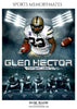 GLEN HECTOR FOOTBALL SPORTS MEMORY MATE - Photography Photoshop Template