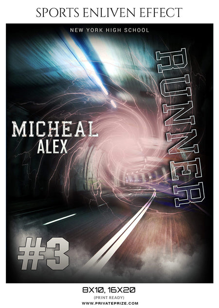 MICHEAL-ALEX-ATHLETICS - SPORTS ENLIVEN EFFECTS - Photography Photoshop Template