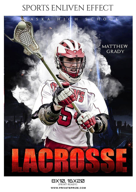 Matthew Grady- Lacrosse Sports Enliven Effects Photography Template - PrivatePrize - Photography Templates