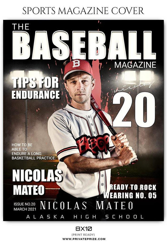 Buy Sports Photography- Baseball Magazine Cover Online