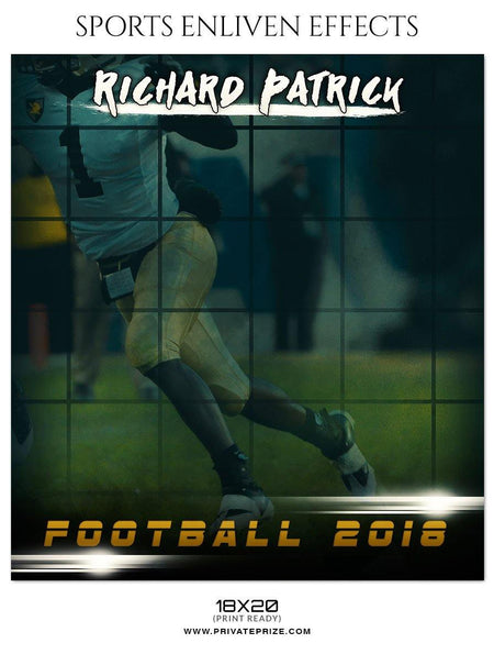 Richard Patrick - Football Sports Enliven Effect Photography Template - PrivatePrize - Photography Templates