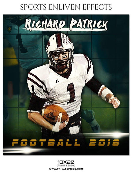 Richard Patrick - Football Sports Enliven Effect Photography Template - PrivatePrize - Photography Templates