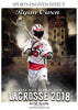 Ryan Owen - Lacrosse Sports Enliven Effects Photography Template - Photography Photoshop Template