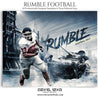 Rumble Themed Sports Template - Photography Photoshop Template