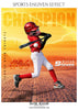 Steven Oscar - Baseball Sports Enliven Effect Photography Template - PrivatePrize - Photography Templates