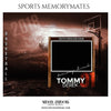 TOMMY DEREK BASKETBALL SPORTS MEMORY MATE - Photography Photoshop Template