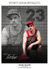 Tristan Nolan - Basketball Memory Mate Photoshop Template - PrivatePrize - Photography Templates