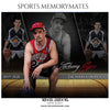 Zachary Cooper - Basketball Memory Mate Photoshop Template - PrivatePrize - Photography Templates