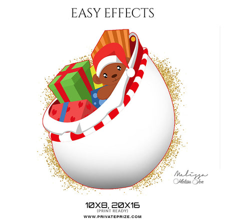 Melissa Jon - Christmas Easy Effects - Photography Photoshop Template