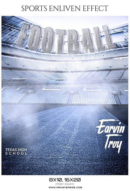 Earvin Troy - Football Sports Enliven Effect Photography Template - PrivatePrize - Photography Templates