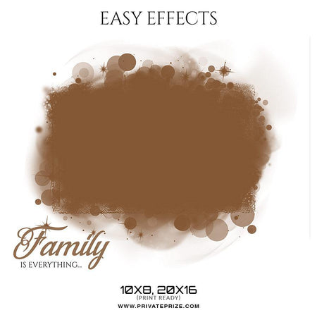 Family - Easy Effects - PrivatePrize - Photography Templates