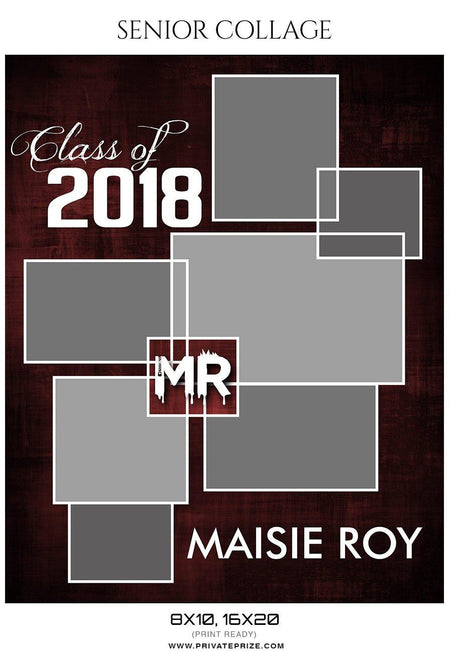 Maisie Roy - Senior Collage Photography Template - PrivatePrize - Photography Templates